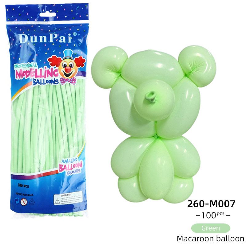 Magic Balloon 260cm Latex Macaron DIY Marca-Green Product type: balloon