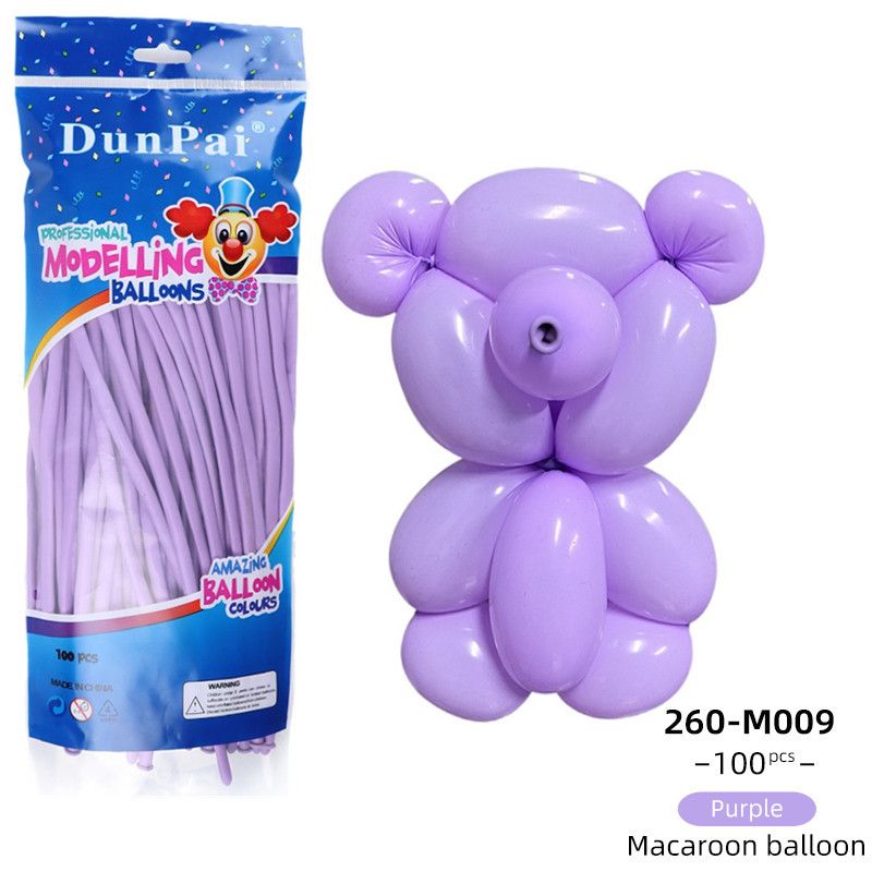 Magic Balloon 260cm Latex Macaron DIY Marca-Purple Product type: balloon