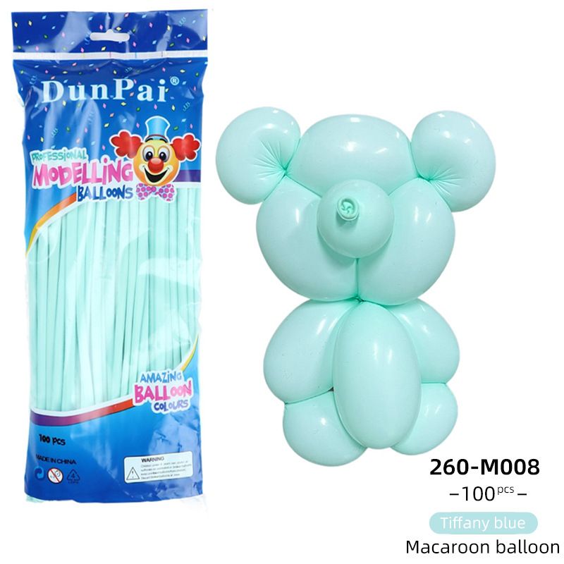Magic Balloon 260cm Latex Macaron DIY Marca-Tiffany Blue Product type: balloon