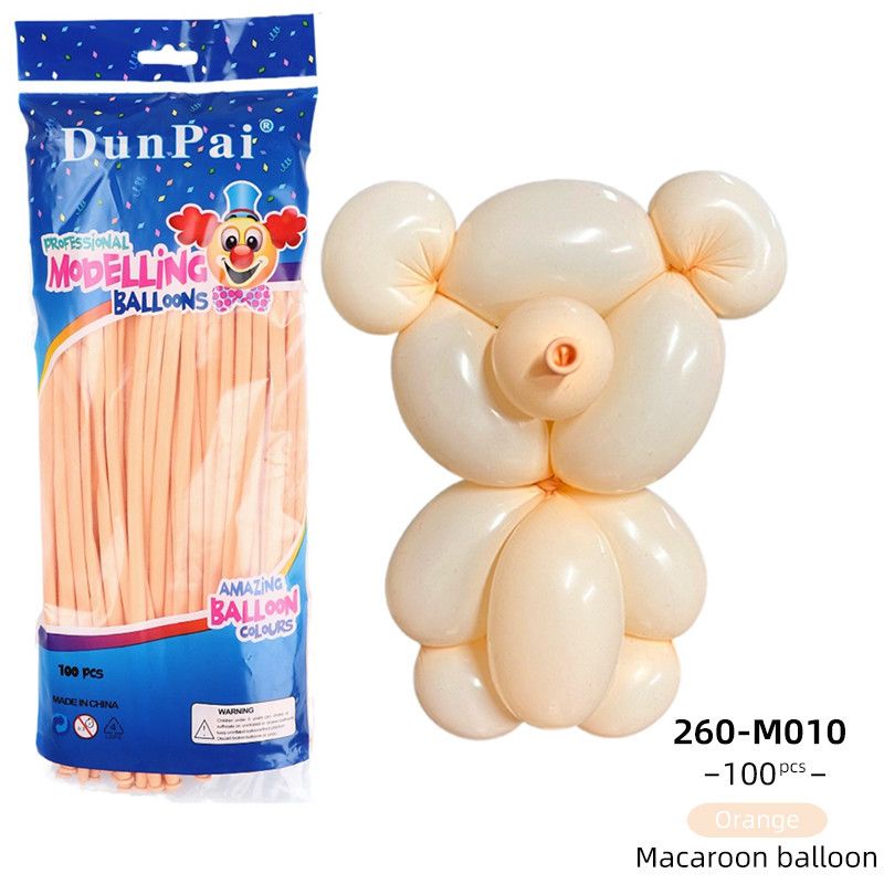 Magic Balloon 260cm Latex Macaron DIY Marca-Orange Product type: balloon
