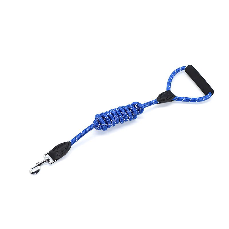 Zichen Dog Traction Rope Polyester Reflective Large Blue 0.8