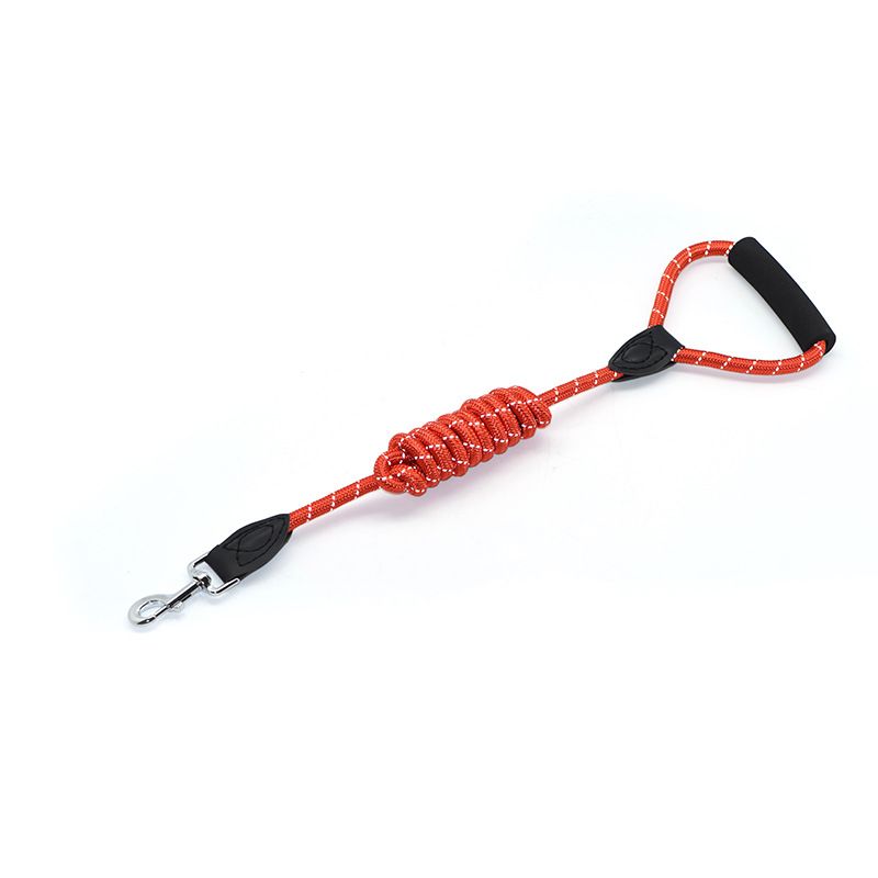 Zichen Dog Traction Rope Polyester Reflective Large Red 0.6
