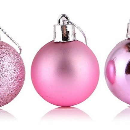 Christmas Plastic Ball 2CM Constant Romance 4cm ball without cap head view 5