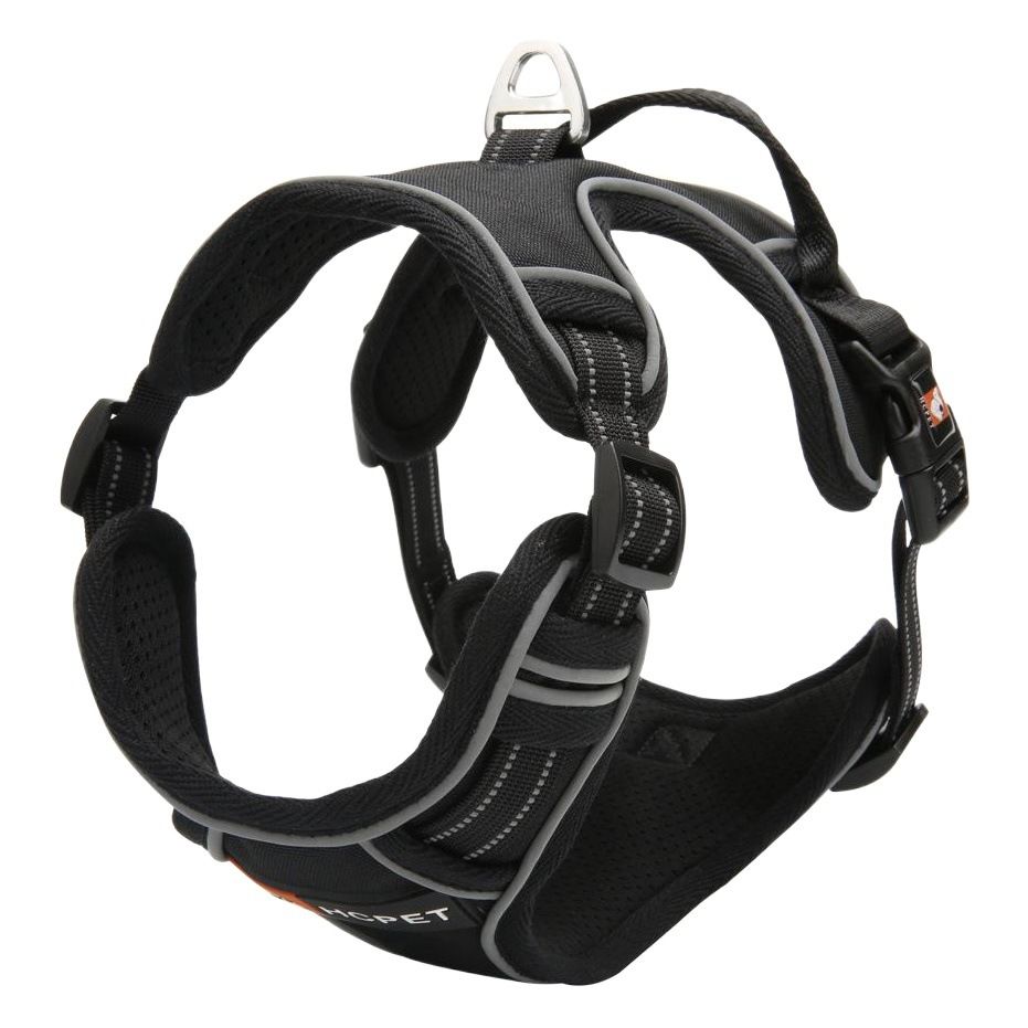 HCPET Dog Vest Harness Reflective Nylon Red XL (Bust 72-100cm) view 2
