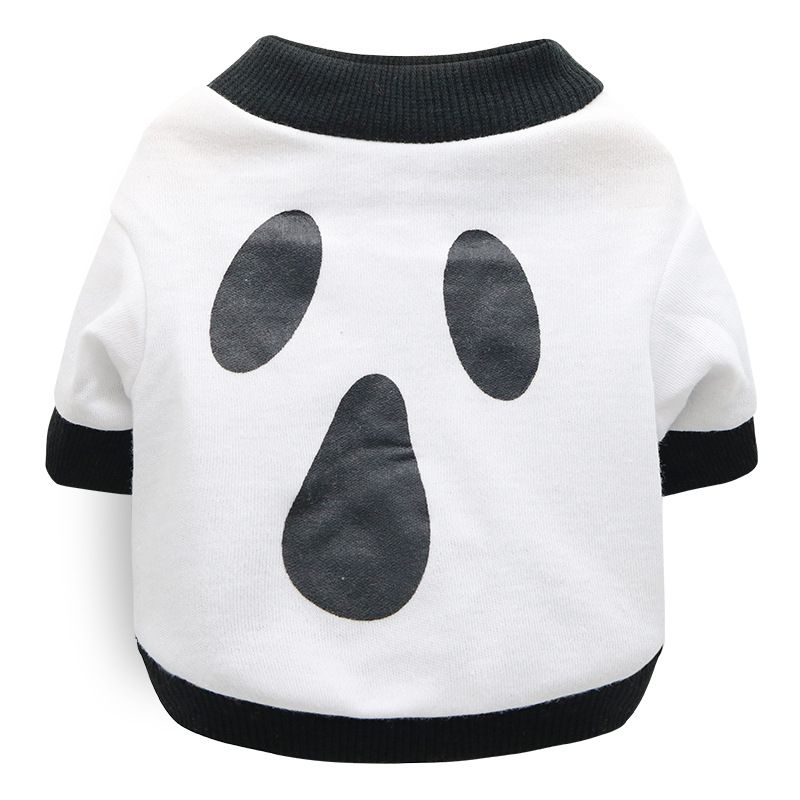 DROOLING DOG Pet Dog Cat Clothes Cotton T Shirt White (mask) XS Size: XS