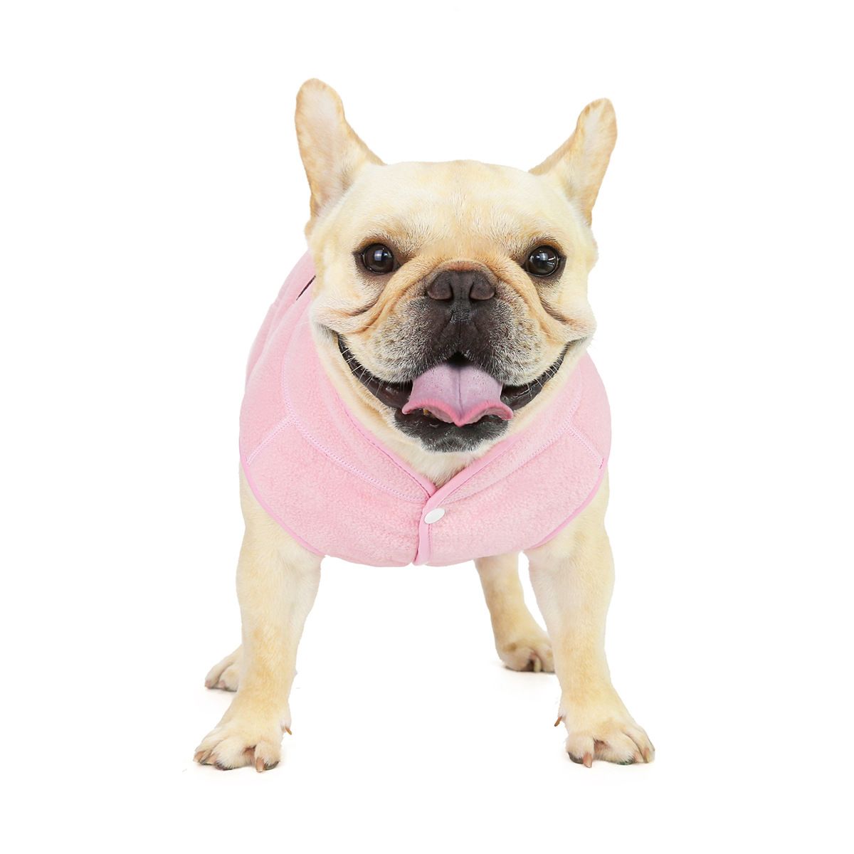 Dogbaby Bulldog Fleece Jacket Winter Polyester Blue S view 3