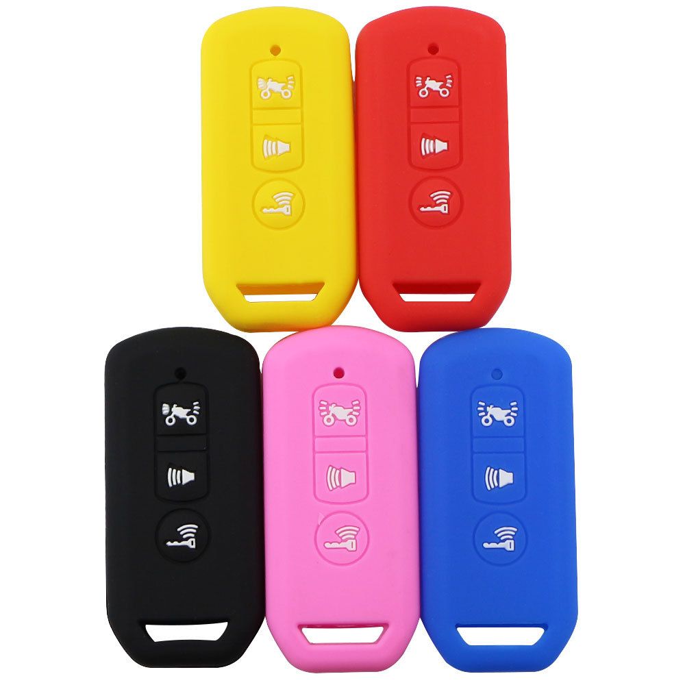 Color My Life Silicone Key Case for Honda PCX SH. Yellow view 4