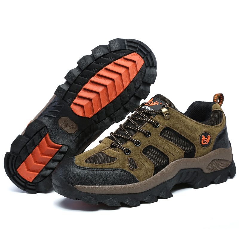 Qifeng Men Women Hiking Shoes Outdoor Sneakers Grey sapphire blue with cotton 39 view 2