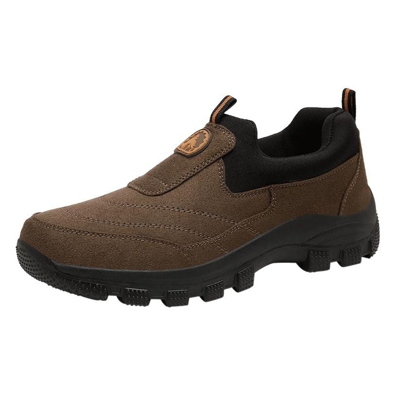 Men Slip On Hiking Shoes Waterproof Low Top Grey 41 view 2