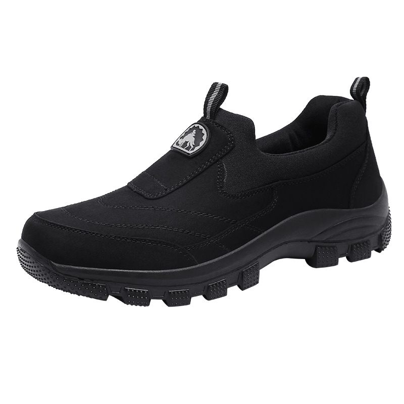 Men Slip On Hiking Shoes Waterproof Low Top Grey 41 view 3