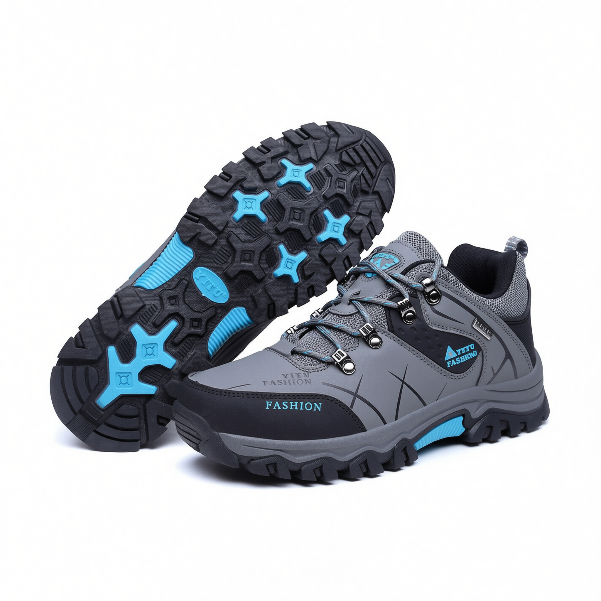New Code Men Hiking Shoes Anti Slip Outdoor Black 40 view 5