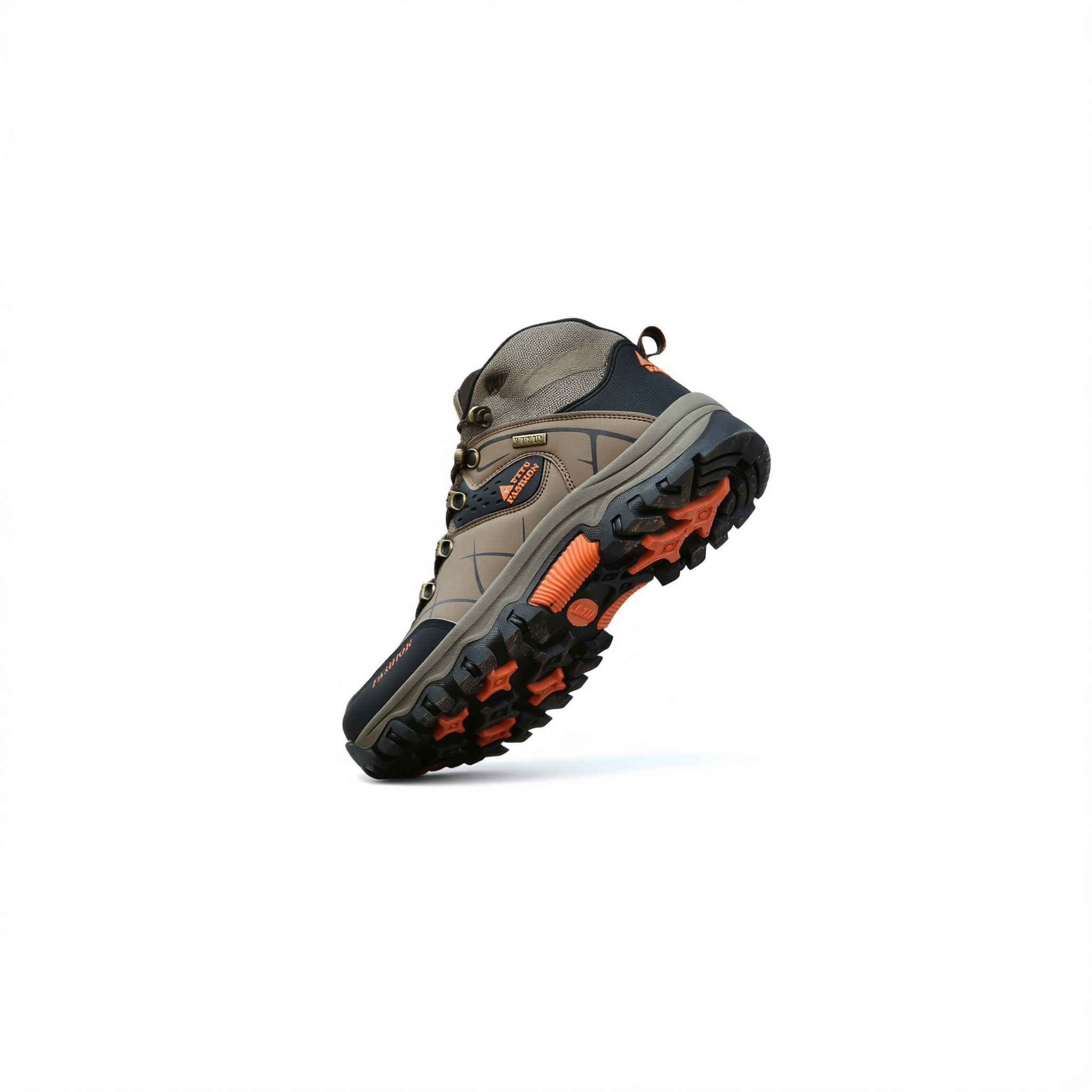 QIFENG Men Hiking Shoes Outdoor Trekking Sneakers soot 41 view 3