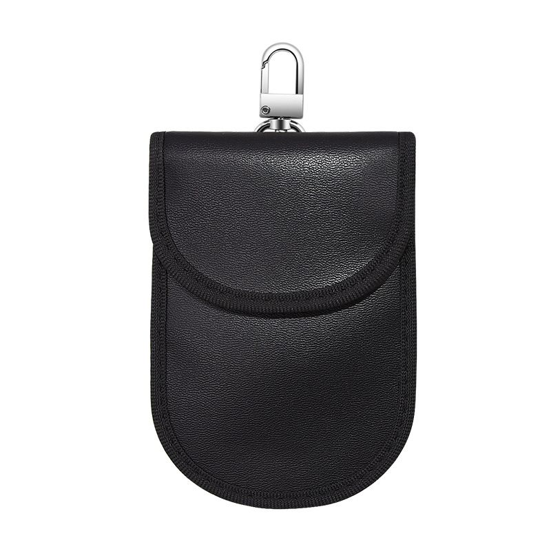 Chen Fu Shunyu Signal Shielding Bag Phone Car Key Zipper Black 12*9 cm
