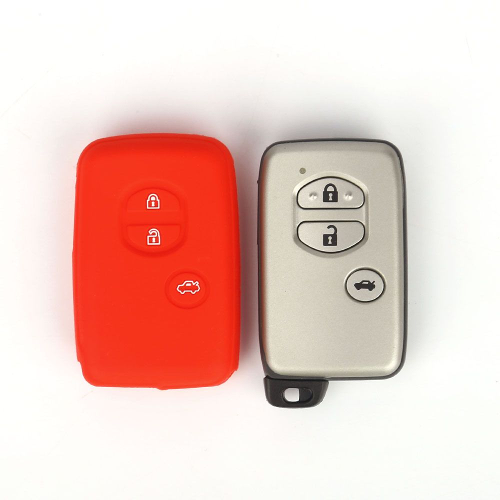 Silicone Key Cover for Toyota Camry Beautiful Earth Dark gray view 3