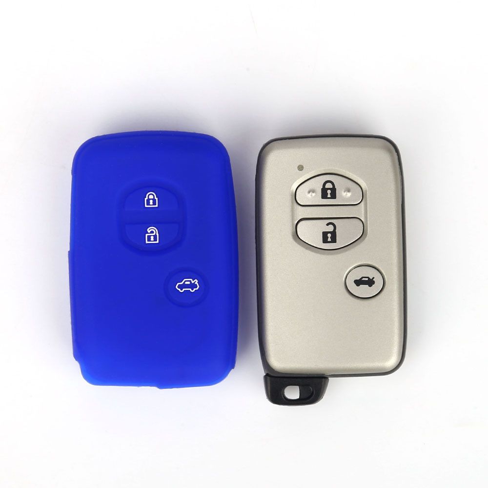 Silicone Key Cover for Toyota Camry Beautiful Earth Black view 2