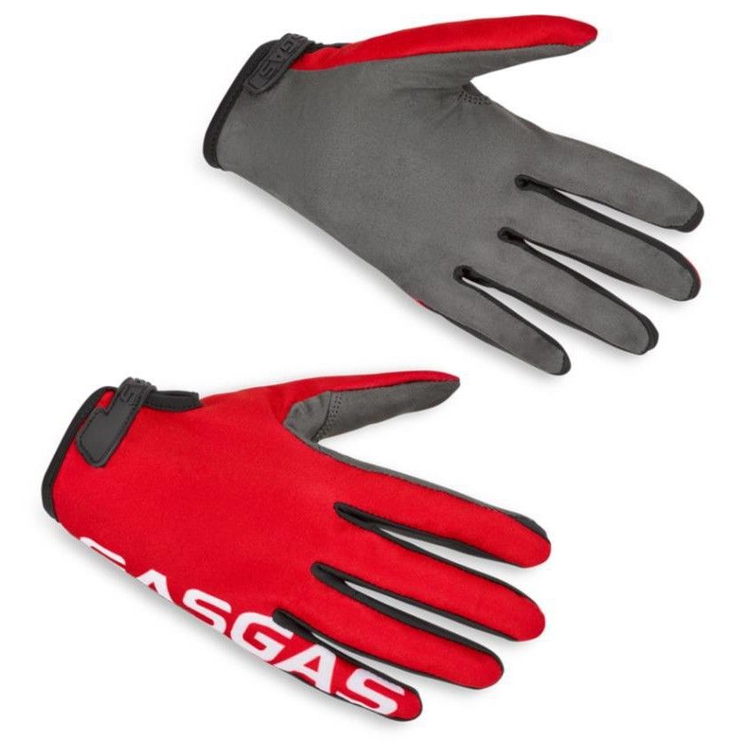 Gas Bicycle Gloves Nylon Thin Outdoor White L view 4