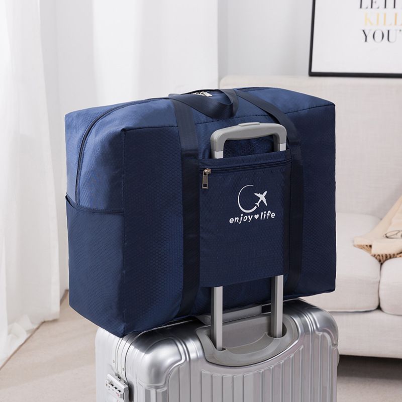 Travel Bag Storage Organizer Waterproof Oxford Cloth Navy blue Small size