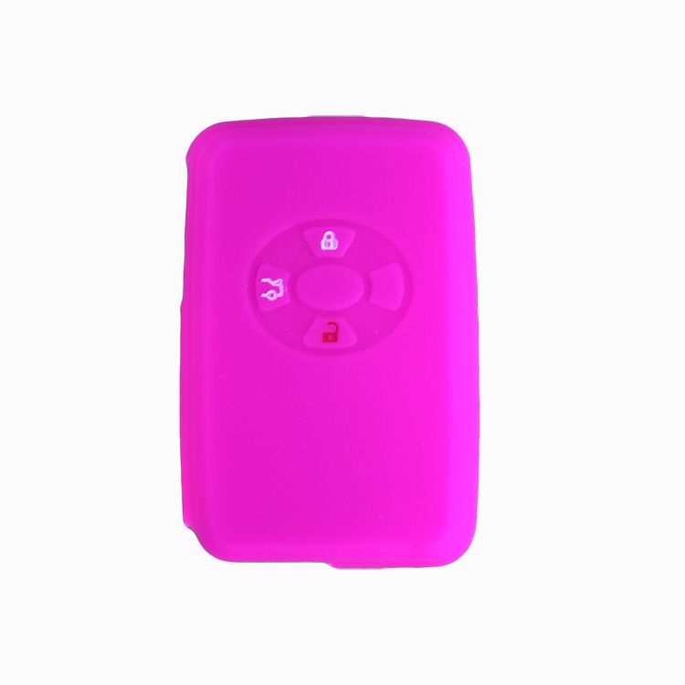 Silicone Key Case For Toyota Corolla 3 Button Red view 6