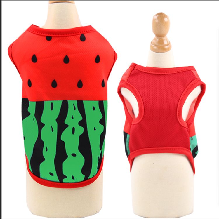 Mesh Pet Vest 3D Print Dog Cat Clothing Vest 3D Realistic Big Pineapple S view 6
