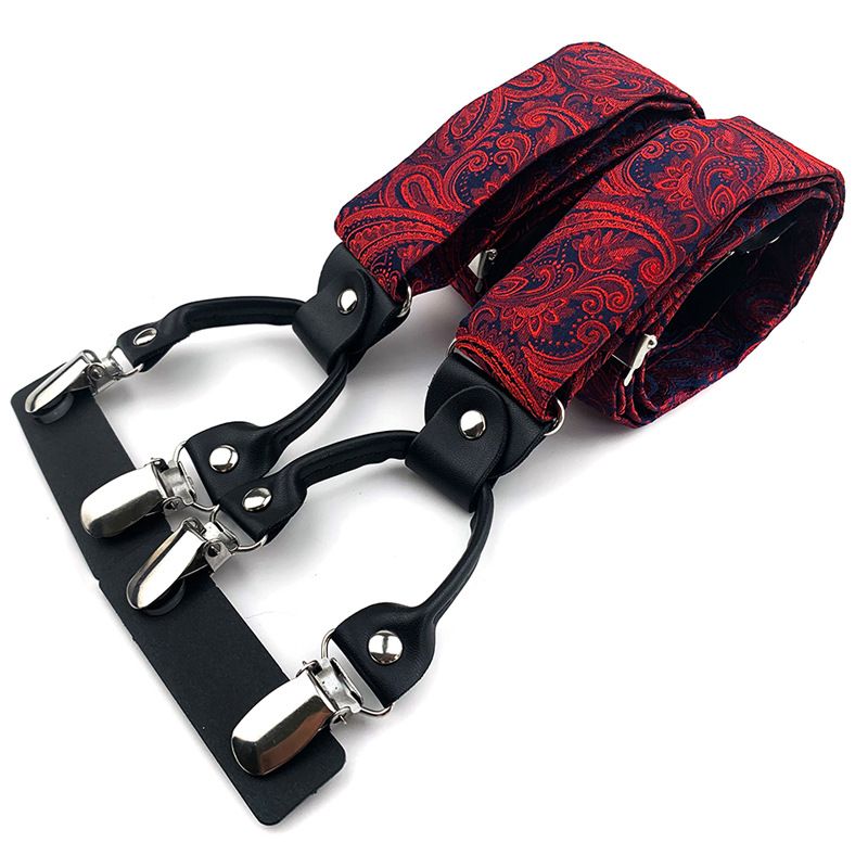 Qimulan Men's Y-Style 6 Clip Adjustable Polyester... BD-A13 view 2