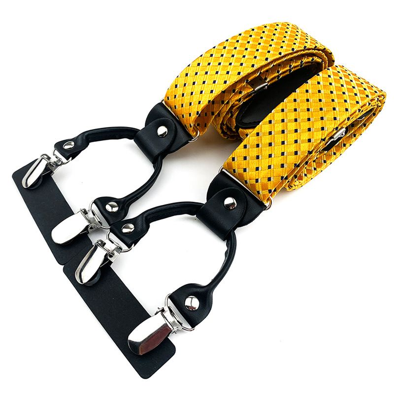 Qimulan Men's Y-Style 6 Clip Adjustable Polyester... BD-A18 view 4