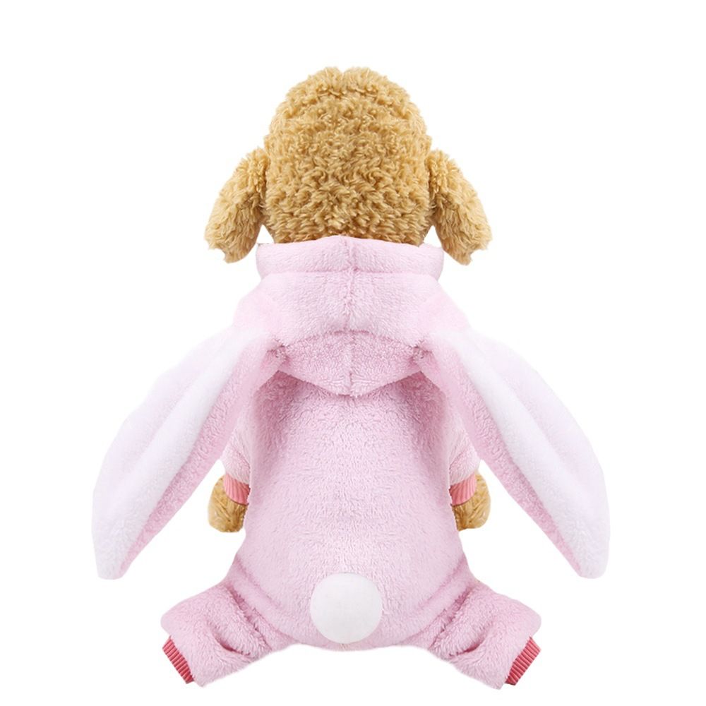 Pet Clothes Shine Coral Fleece Rabbit Costume Four-Leg Flannel view 7