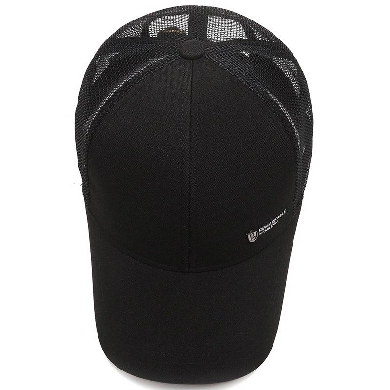 Snoya Men Breathable Mesh Baseball Cap Sun Protection Gray Adjustable view 6