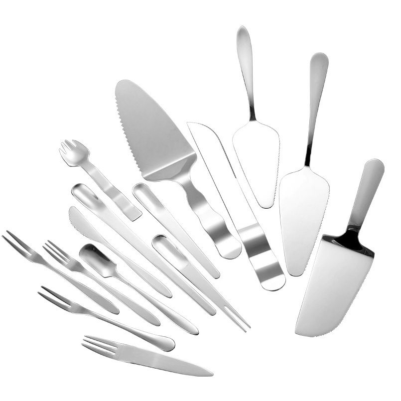 Island Qi Stainless Steel Fruit Fork Cake Knife New fruit fork