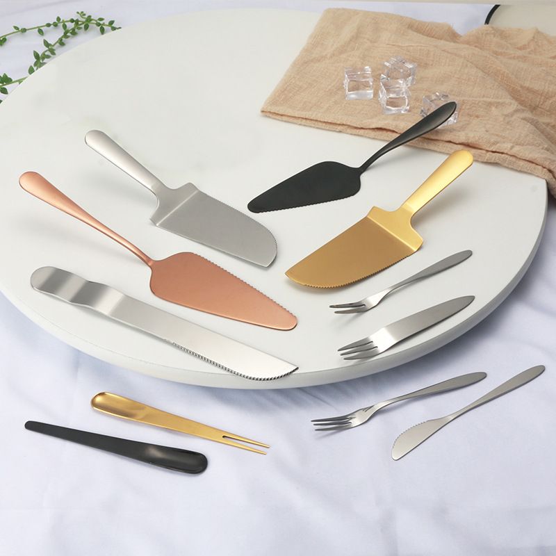 Island Qi Stainless Steel Fruit Fork Cake Knife Cookies Dessert Forks view 2