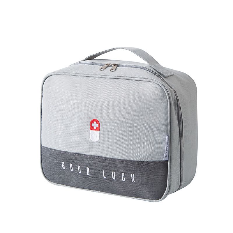 Bag points First Aid Kit Travel Storage Bag A-701 Large Gray