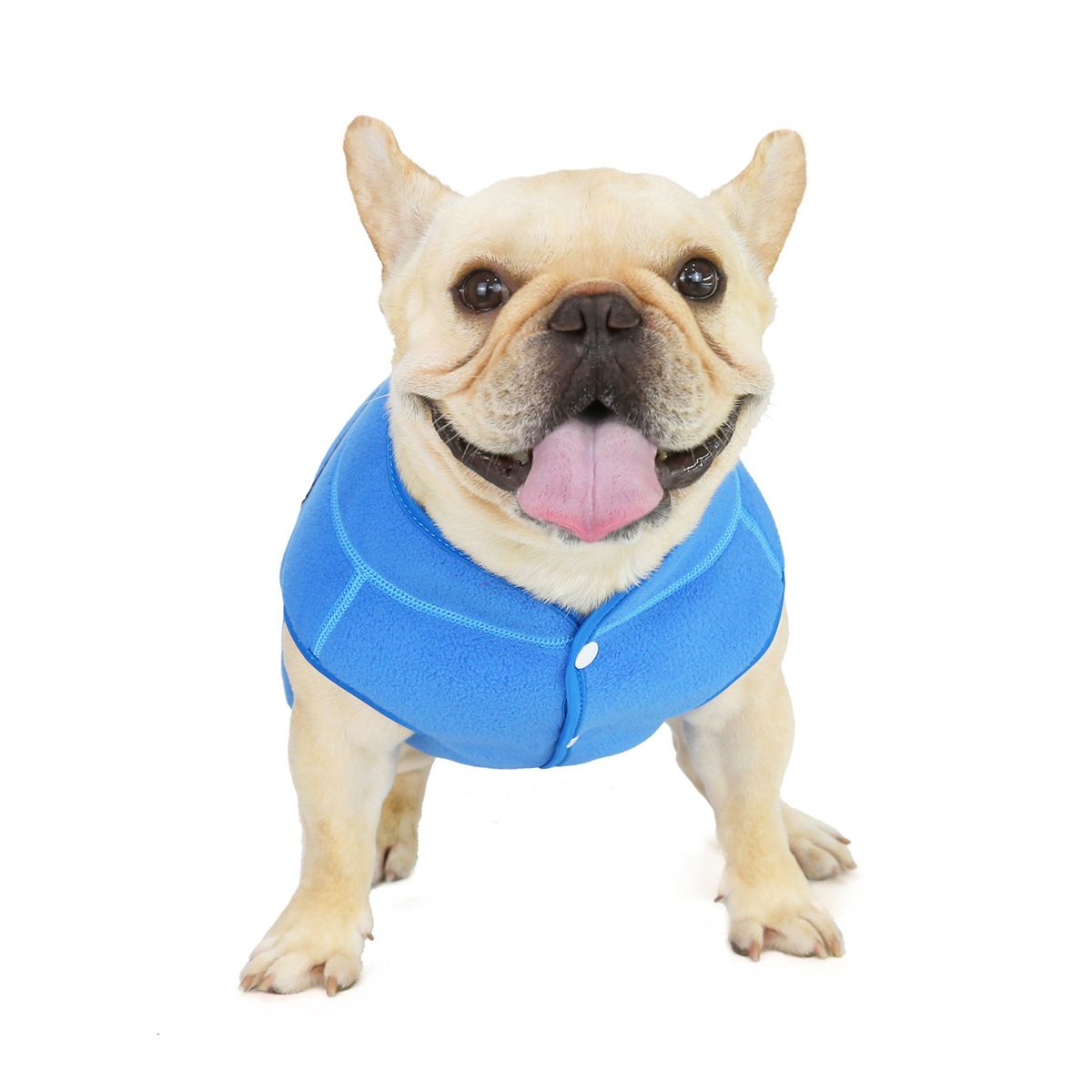 Dogbaby Bulldog Fleece Jacket Winter Polyester Powder L view 3