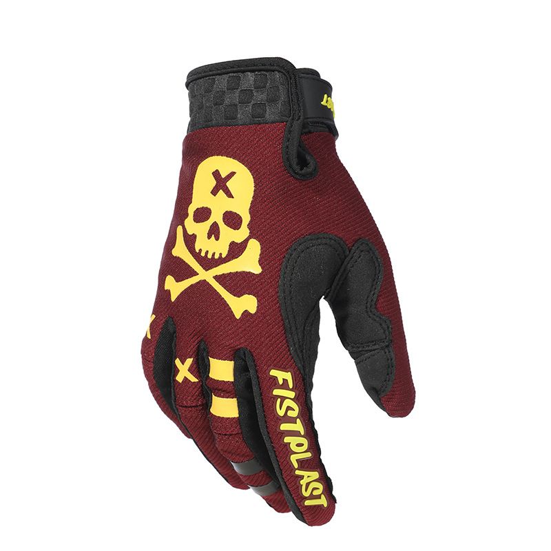 fistplast Motorcycle Gloves Full Finger Breathable. White view 6