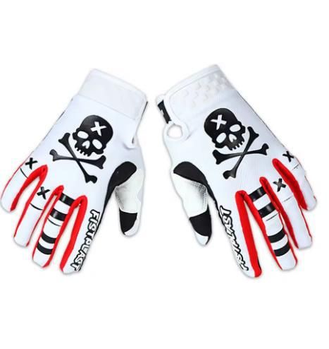 fistplast Motorcycle Gloves Full Finger Breathable. White L