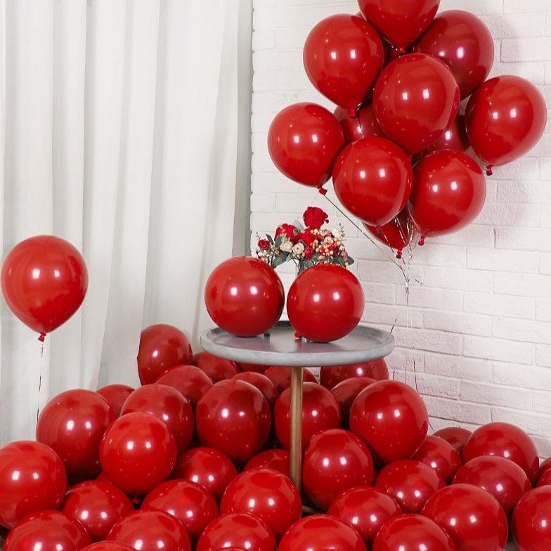 Hanlin 10inch Gold Metallic Balloons Pack of 50 I LOVE YOU aluminum balloon view 3