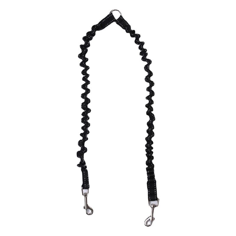 Reflective Nylon Dog Collar Adjustable Stiffness S/M Black 2.0cm * 50CM.104g view 2