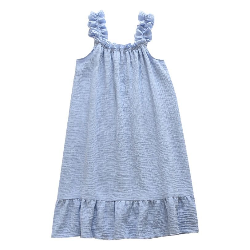 Garmina Women Cotton Sling Nightdress Long Summer White Love Sling view 2