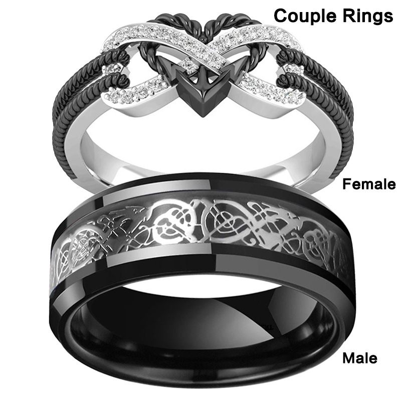 Heart Shape Ring When set Agate Men Women Women's No. 10 view 3