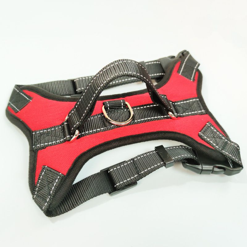 YOBI bear Dog Harness Retractable Vest Cloth Red K10 chest strap XL — image 1