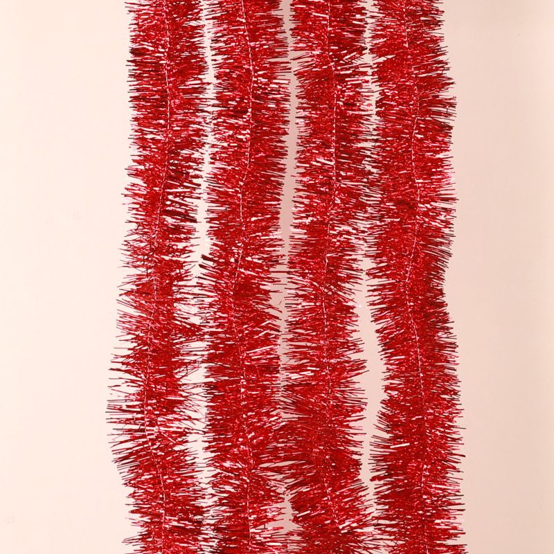 Chunchen Gold 7cm x 2m Plastic Party Decoration Garland Red 7cm wide (2 m long)