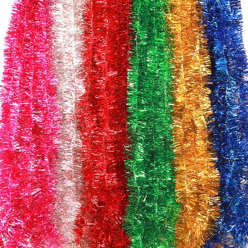 Chunchen Gold 7cm x 2m Plastic Party Decoration Garland Silver 7cm wide (2 m long) view 2