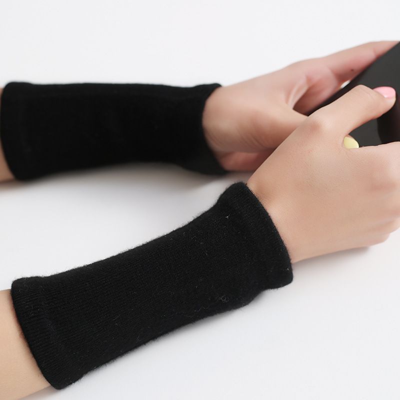 Wrist Bracer Adult Polyester Elastic Badminton. Black