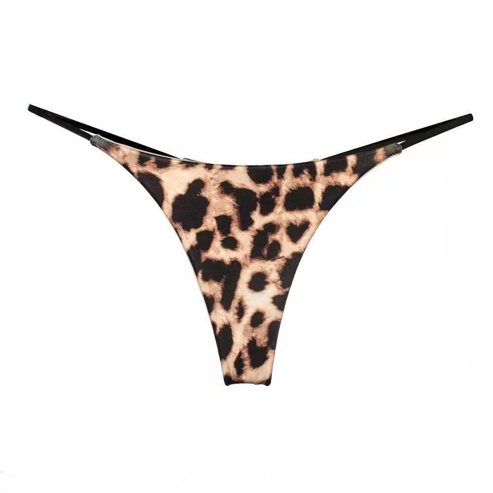Women Milk Silk Low Waist Bikini Thong Daisy XL Size: XL view 7