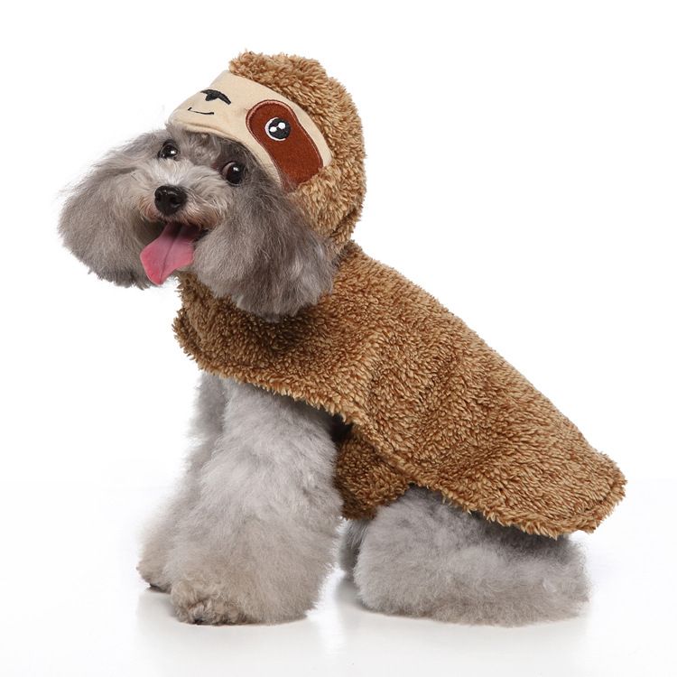 MEIQIPETBABY Dog Costume Polyester Small Breed SDZ129A sloth Size: S — image 1