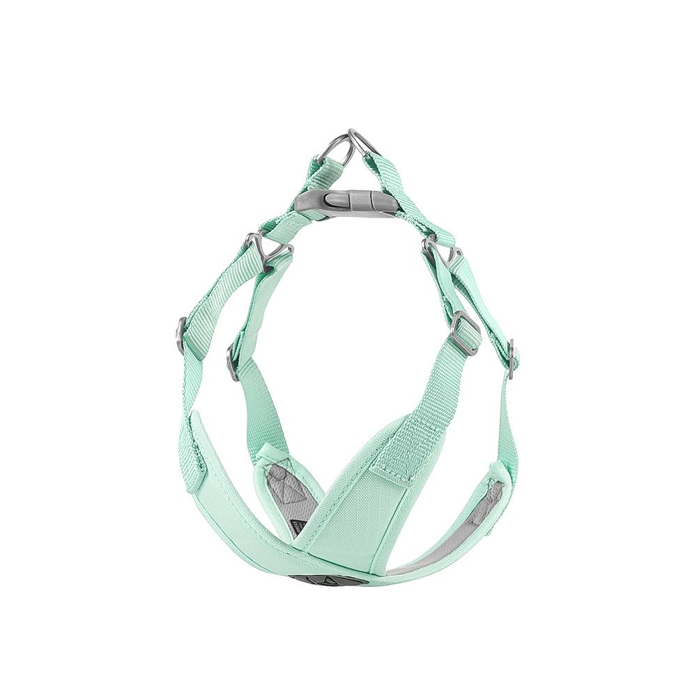 BORORO Pet Harness Cloth Vest Style Light Ice Blue + traction rope M view 2