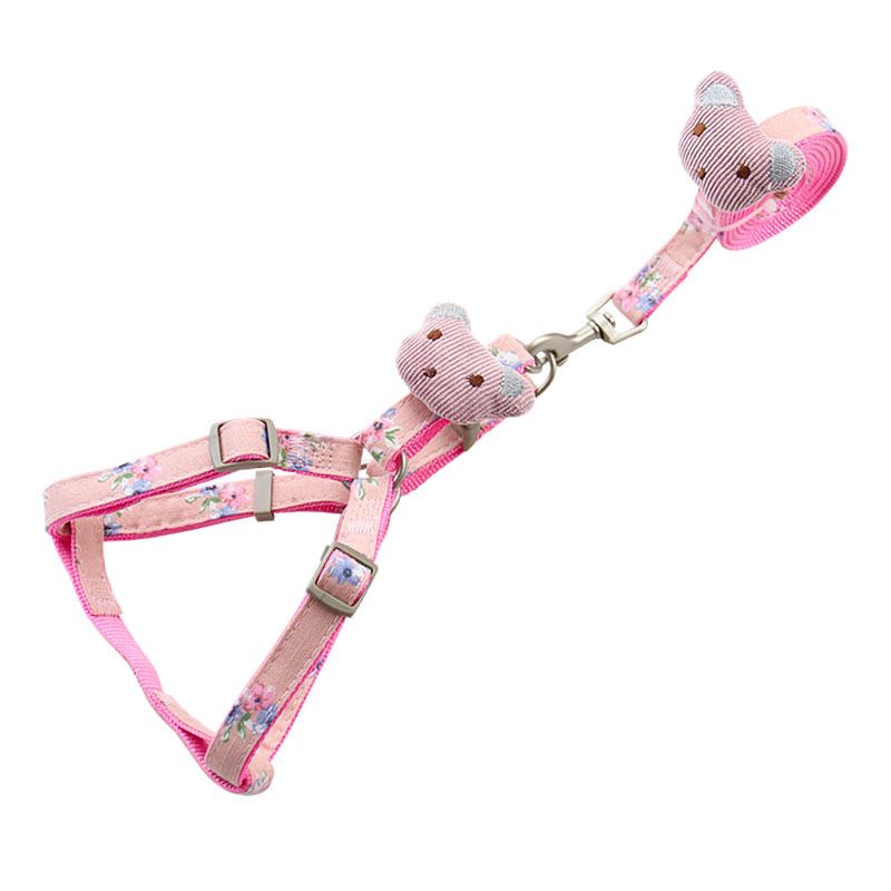 Zichen Pet Leash Nylon Cat Dog Harness Blue S Pink 1.0(S) suitable for 1.50 view 4