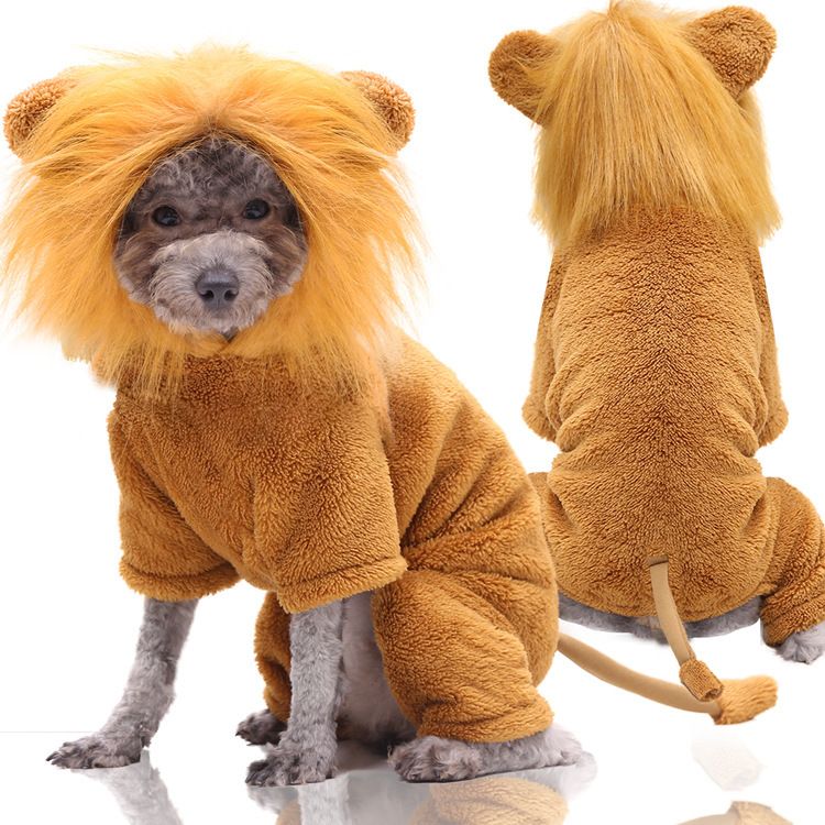 shine Pet Four Legged Clothing Polyester Cotton Four-legged flannel golden view 3