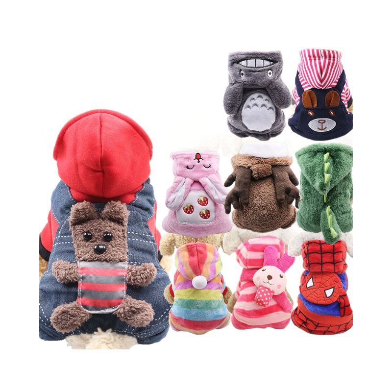 shine Pet Four Legged Clothing Polyester Cotton Four-legged flannel golden view 5