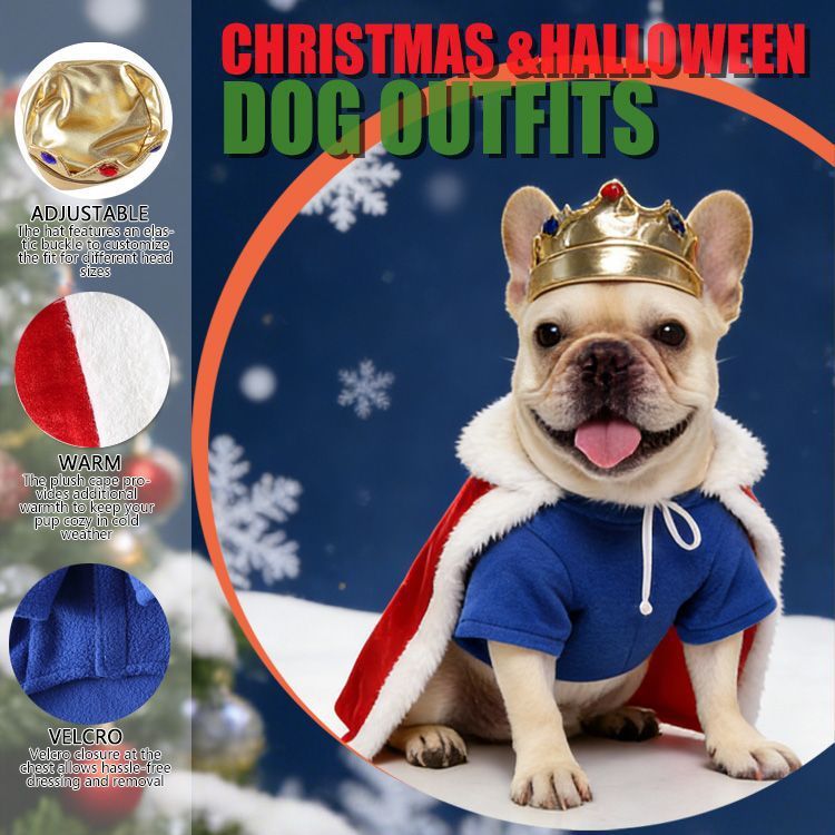 MEIQIPETBABY Dog Costume Polyester Small Breed SDZ138 orange candlelight L Size: L view 3