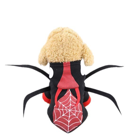 Pet Hoodie Costume Spider Beetle Dog Clothes Hooded Spider 4 feet XS bust 30 view 6
