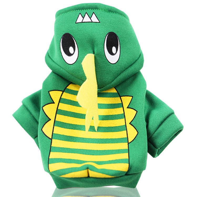 Shine Pet Costume Hooded Cartoon Dog Cat Clothes Two Legs Hooded Brown Owl XL view 2